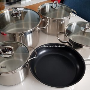 Bộ nồi Silit 5 món gồm chảo