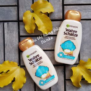 Dầu gội Garnier Argan Mandel tinh dầu hạnh nhân