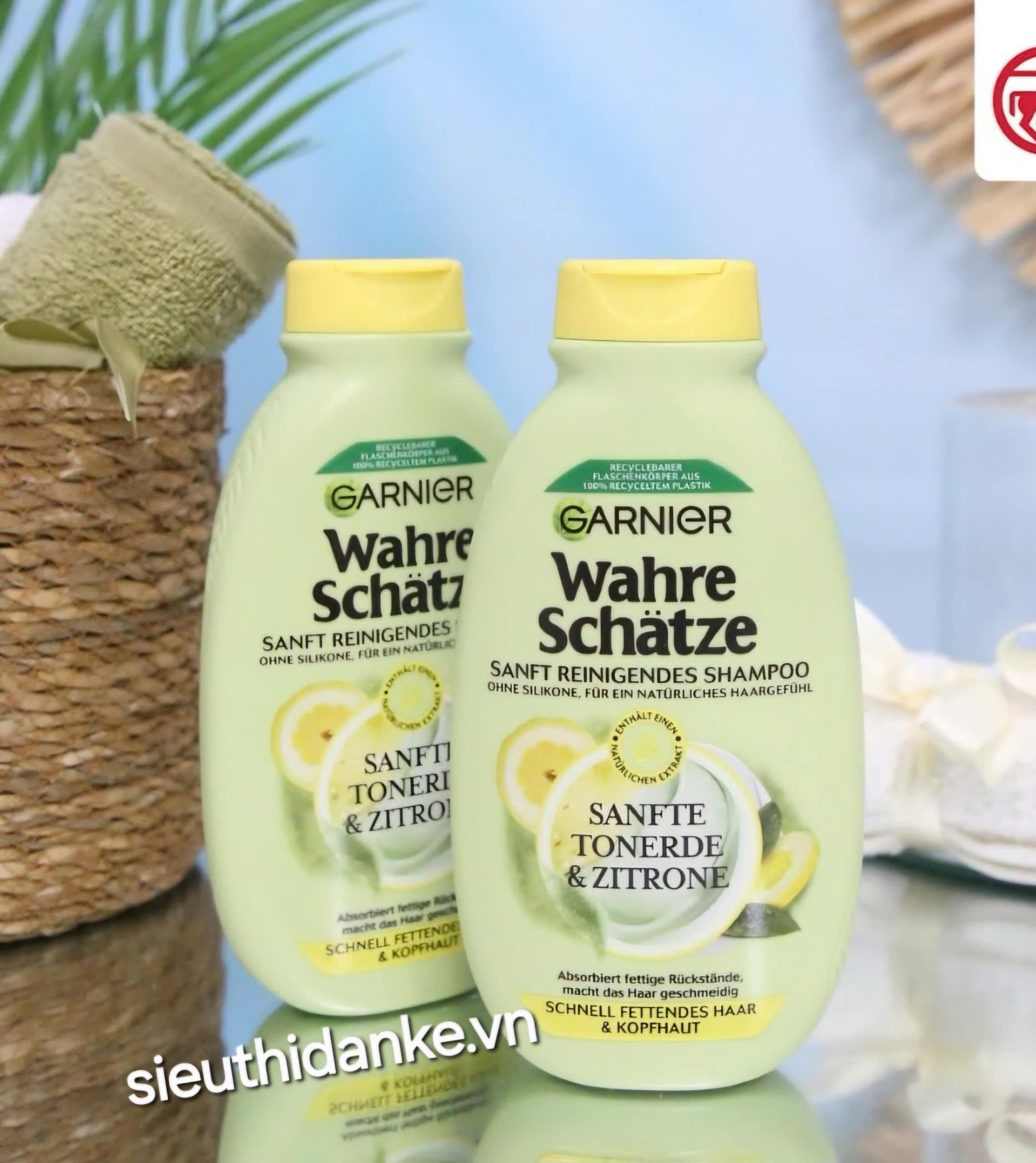 Dầu gội Garnier Tonerde Zitrone