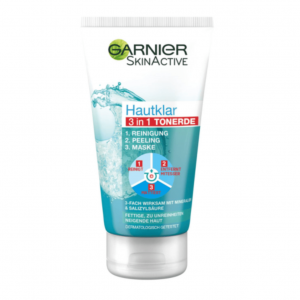 Sữa rửa mặt Garnier Hautklar 3in1 cho da mụn và nhờn