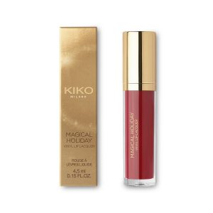 Son kem bóng Kiko Magical Holiday Vinyl Lip Lacquer, màu 06 Red Potion