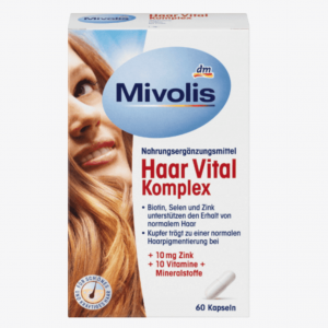 Viên uống bổ sung dưỡng chất cho tóc Mivolis Haar Vital Komplex