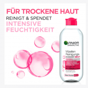 Nước tẩy trang Garnier nắp đỏ