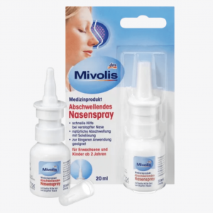 Xịt muối biển thông mũi Mivolis Nasenspray
