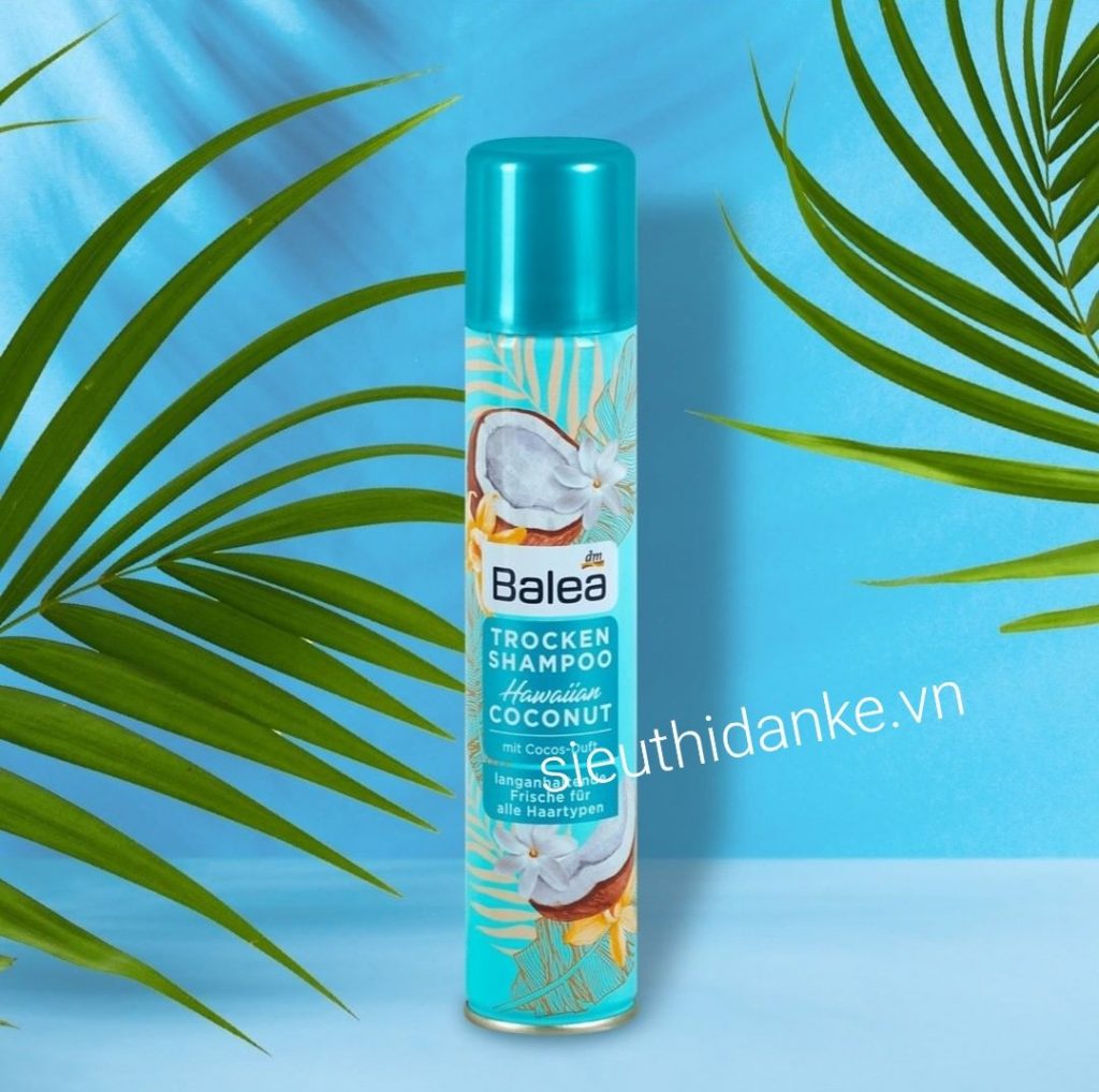 Dầu gội khô Balea Trocken Shampoo Hawaiian Coconut