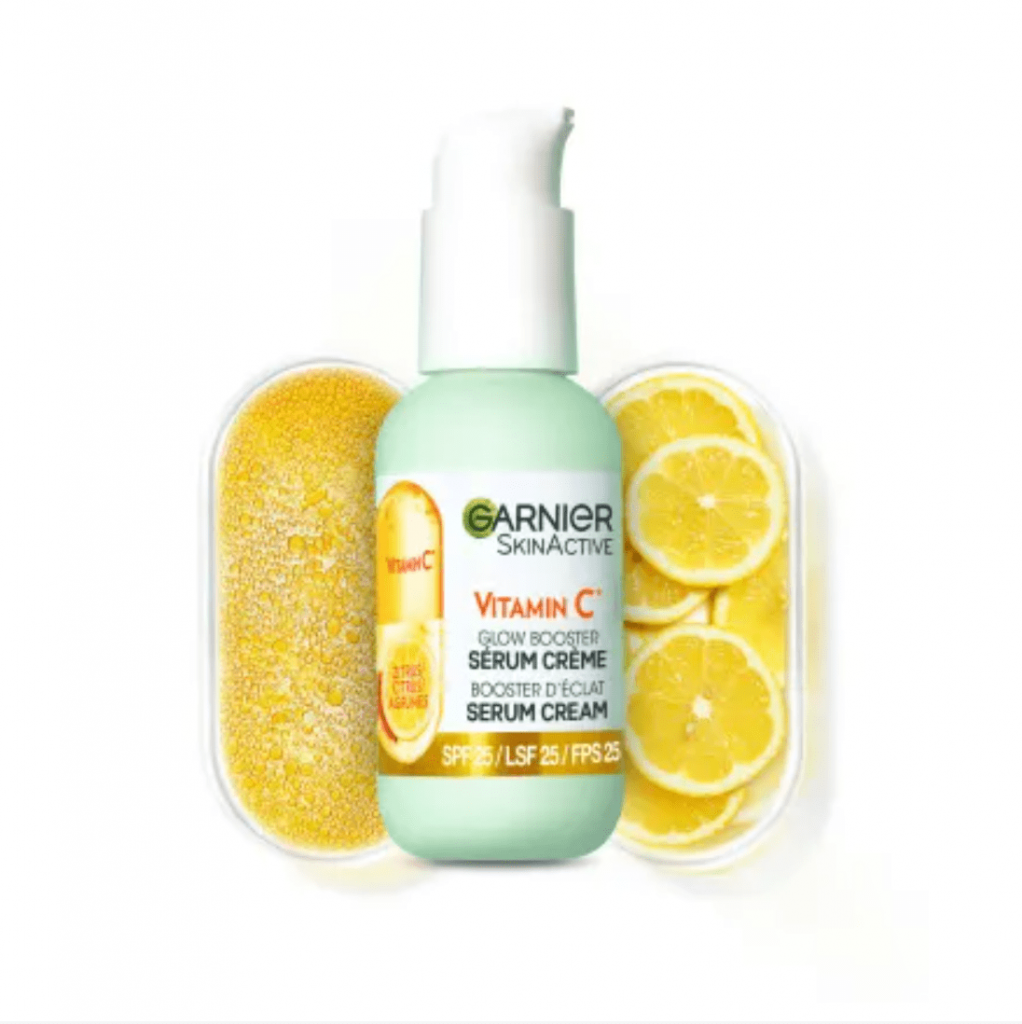 Serumkem dưỡng Garnier Vitamin C Glow Booster 2 trong 1, ban ngày