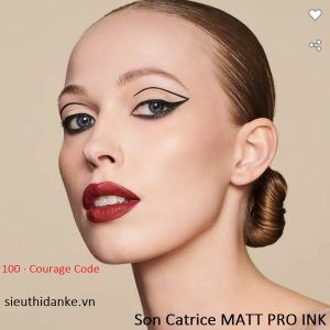 Son kem lì Catrice Matte Pro Ink Non-Transfer, màu 100 Courage Code - đỏ rượu