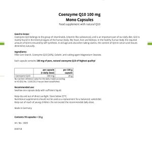 Coenzym Q10 Sanct Bernhard