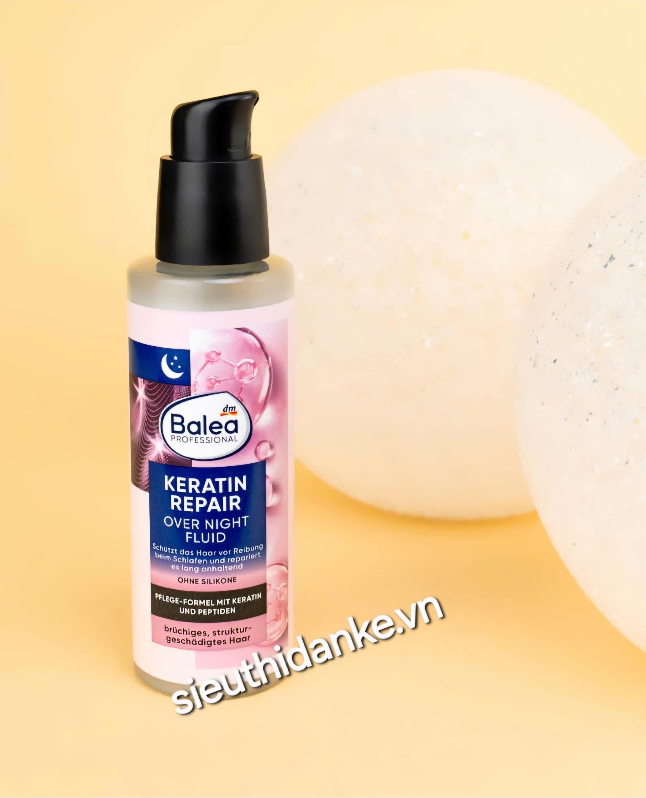 Dầu dưỡng phục hồi tóc Balea Keratin