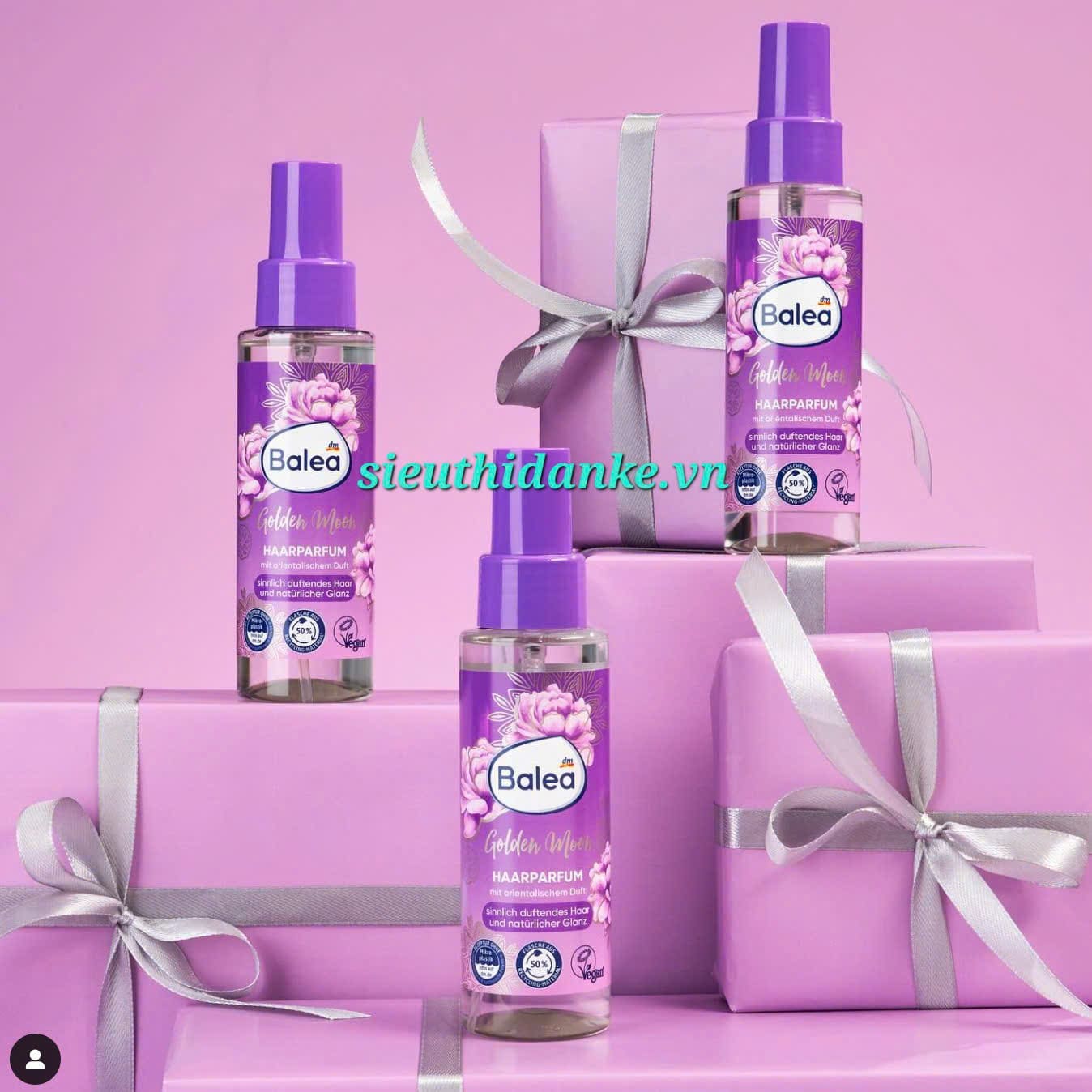 Nước hoa xịt tóc Balea Haarparfum Golden Moon