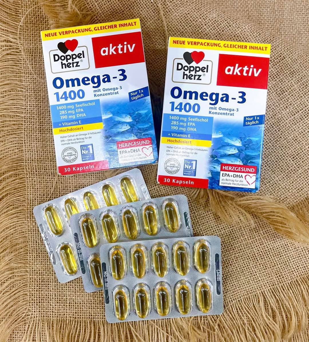 Viên uống Omega 3 1400 Doppelherz