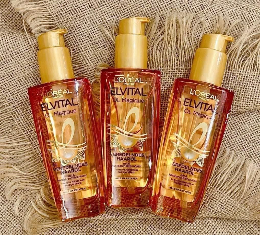 Tinh dầu dưỡng tóc Loreal Elvital Ol Magique