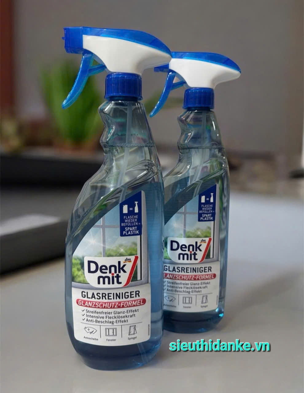 Xịt vệ sinh kính Denkmit Glasreiniger