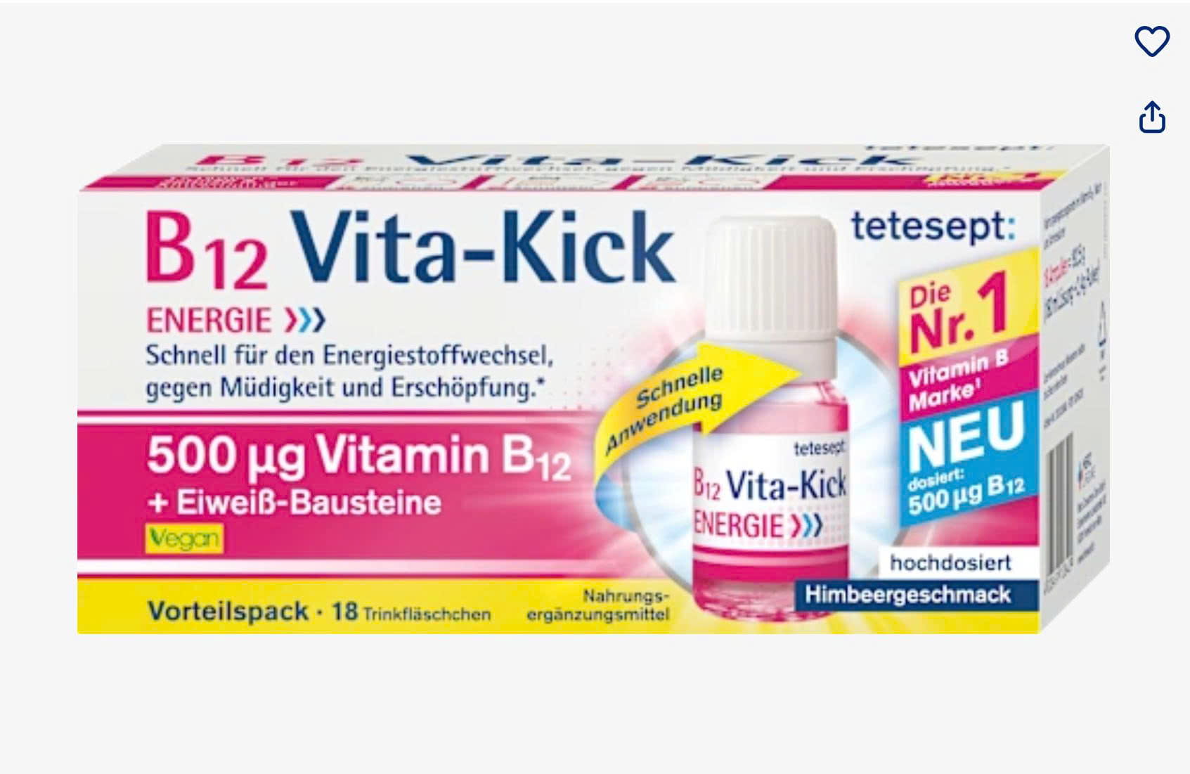 Vitamin B12 Vita-Kick Tetesept Vitamin B12 Vita-Kick Tetesept