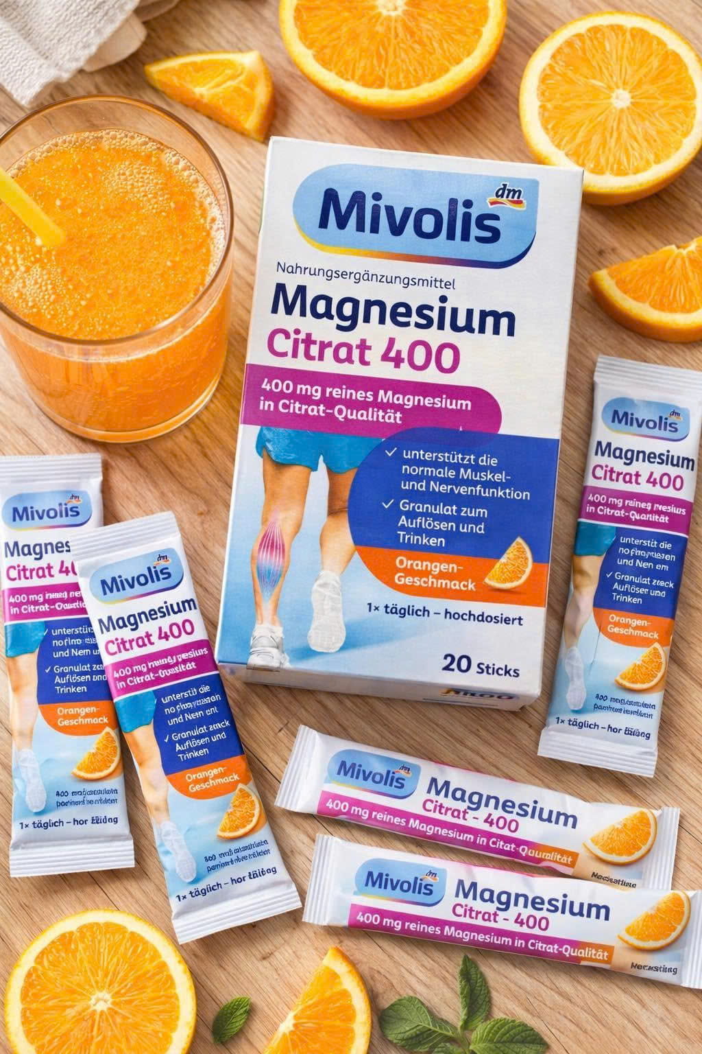 Magnesium Citrat 400 Mivolis